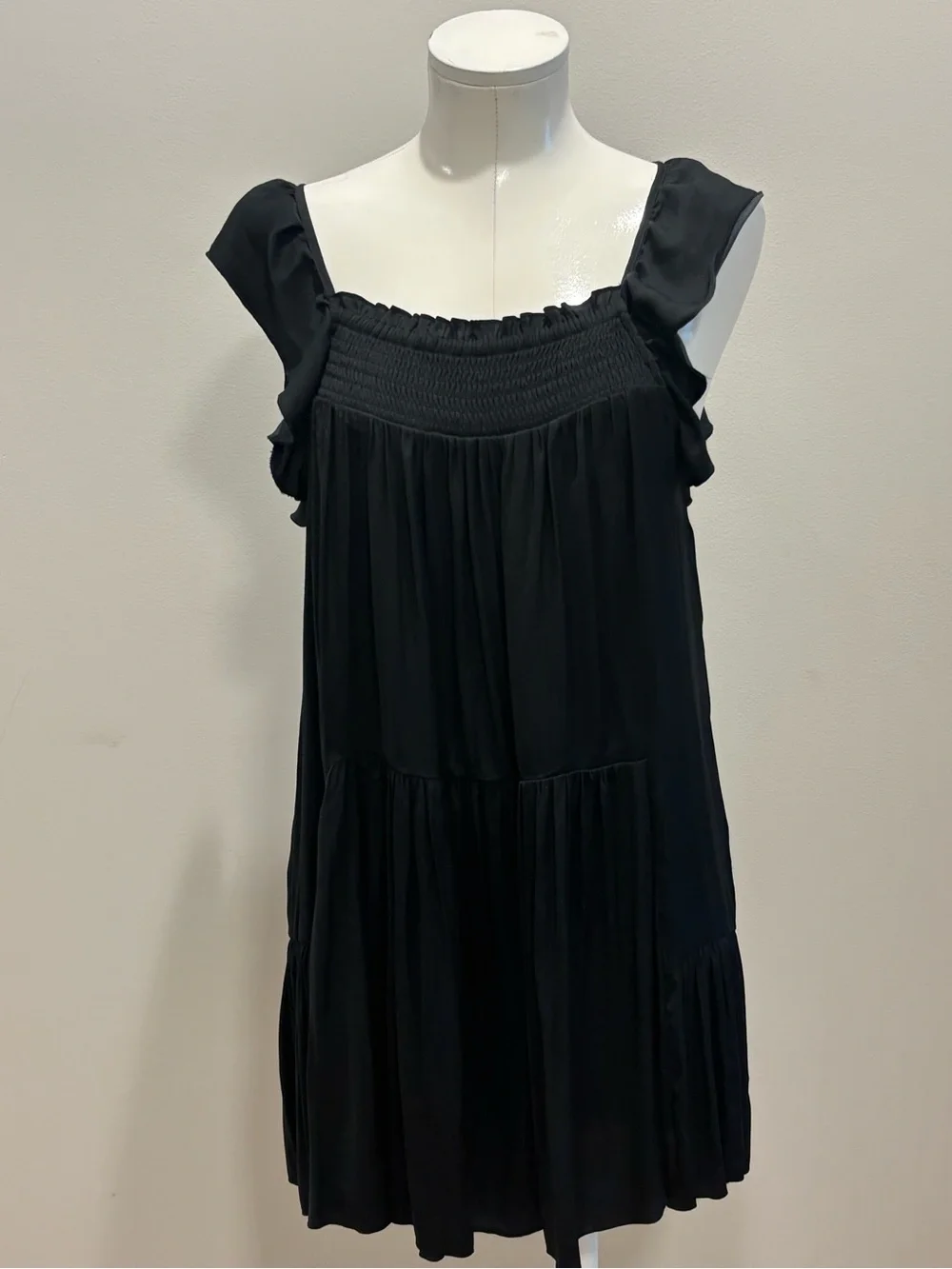 Free People Intimately Want Your Love Slip Dress Black XSmall